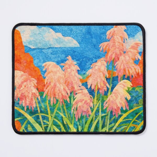 Item preview, Pampa Grass in Rocky Scenery, Papercut Collage Childrens Book Illustration, designed and sold by SWSandraWechner.
