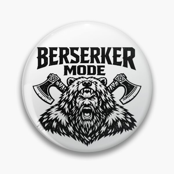 Item preview, Berserker Mode Viking T-Shirt – Norse Warrior Bear Helmet, Double Axe Nordic Design designed and sold by R3X .