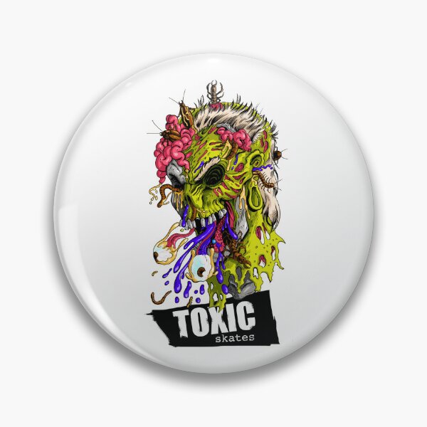 Item preview, Toxic skates skull vintage  designed and sold by Paintbase.
