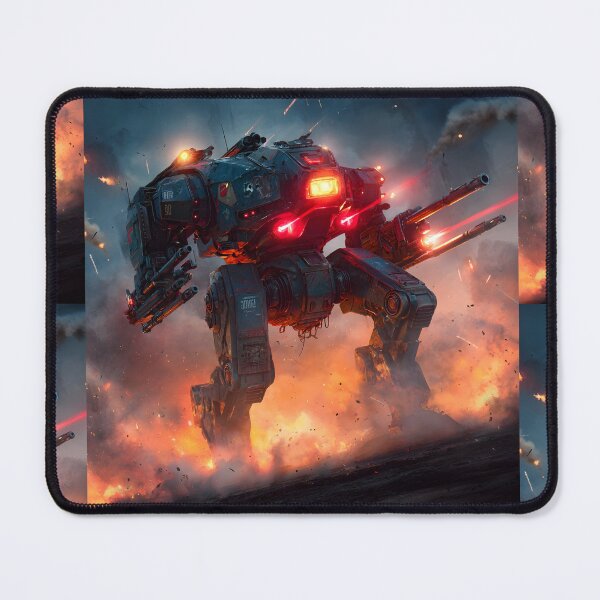 Item preview, Heavy Armored Battle Mech in Fiery War Zone designed and sold by MouradStudio.
