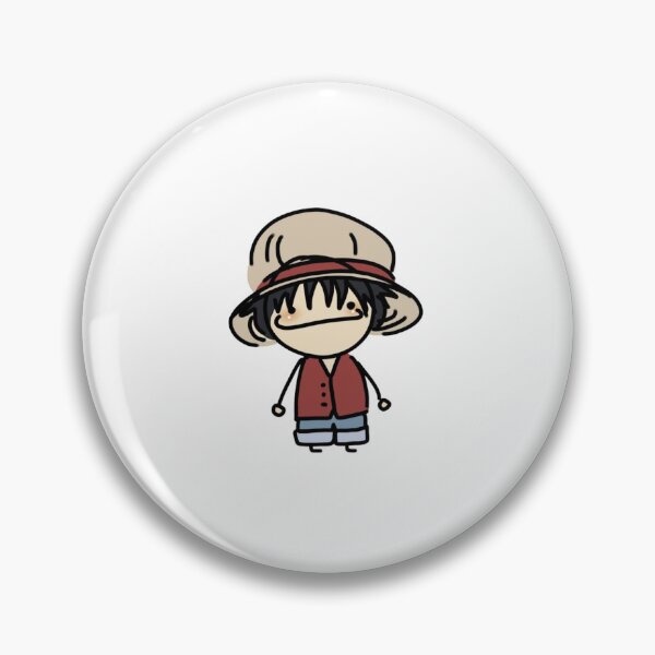 Item preview, Minimal Luffy Cute Chibi Art designed and sold by Snowdog-Art.