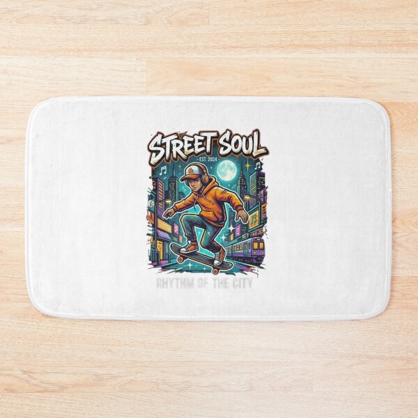 Item preview, Urban Skateboarder's Symphony: A Street Soul Masterpiece designed and sold by PamirassPlus.