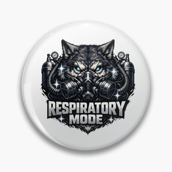 Item preview, Respiratory Mode RT Respiratory Therapist Wolf Oxygen Mask ICU Medical Gift designed and sold by ClinicalHubs.