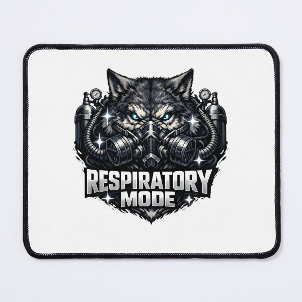 Item preview, Respiratory Mode RT Respiratory Therapist Wolf Oxygen Mask ICU Medical Gift designed and sold by ClinicalHubs.