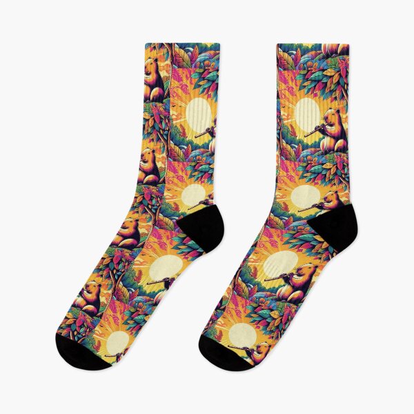 Item preview, "Psychedelic Capybara Flute" designed and sold by Dogandesighn.