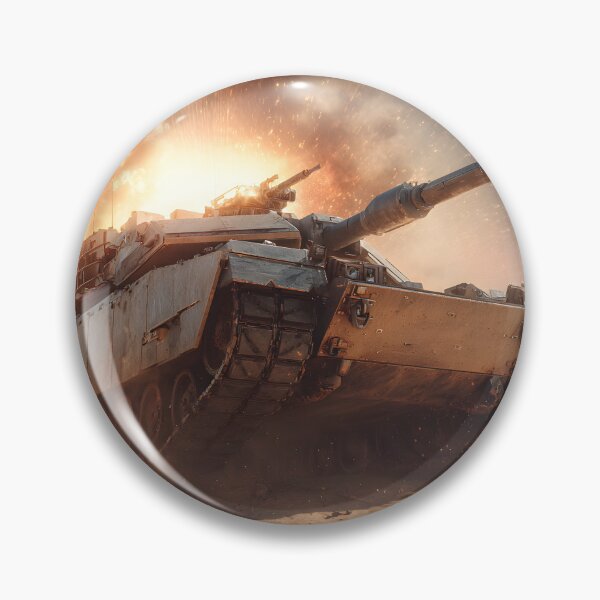 Item preview, Desert Warfare Main Battle Tank with Fiery Explosion designed and sold by MouradStudio.