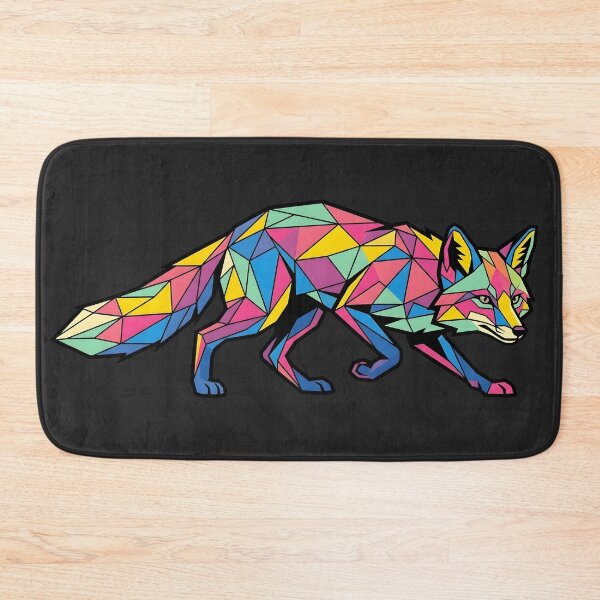 Item preview, Crouching Geometric Low Poly Pop Art Fox Illustration designed and sold by WalterAdd.