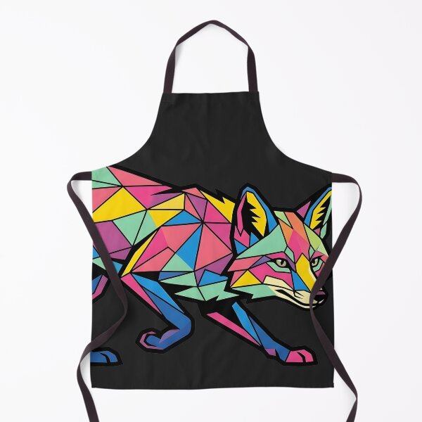 Item preview, Crouching Geometric Low Poly Pop Art Fox Illustration designed and sold by WalterAdd.