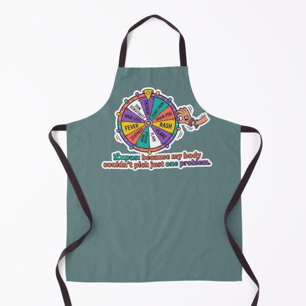 Item preview, Lupus Symptom Spin Wheel Funny Chronic Illness designed and sold by MiowandMolly.