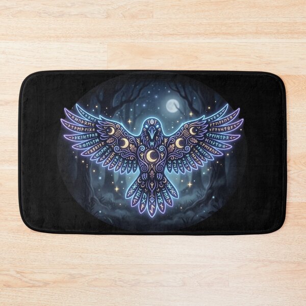 Item preview, Mystical Raven – Minimalist Night Motif designed and sold by Herzbaumatelier.