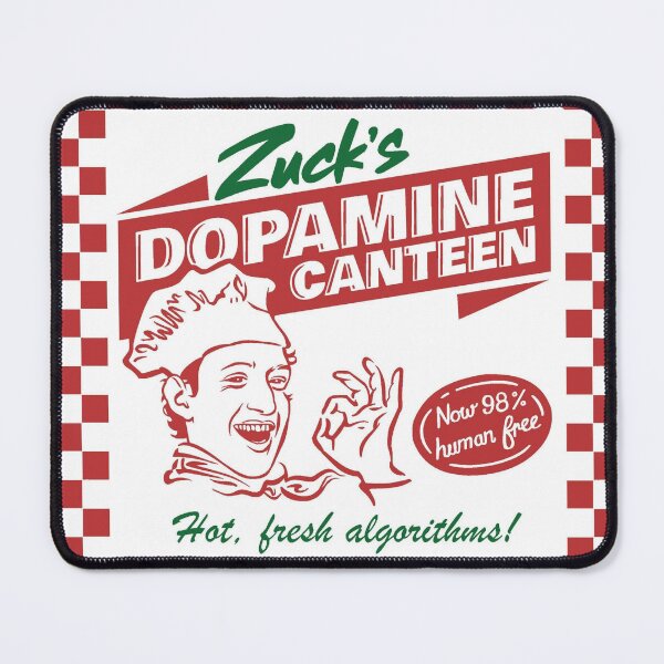 Item preview, Dopamine Canteen Funny Retro Algorithm Design – Meme Aesthetic designed and sold by GarnerSupplyCo.
