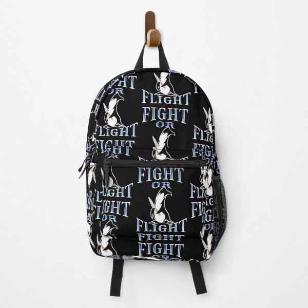 Item preview, Fight Or Flight Meme Penguin designed and sold by TheEndDesign.