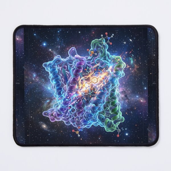 Item preview, Cosmic GPCR Adrenergic Receptor Ligand Binding designed and sold by MouradStudio.