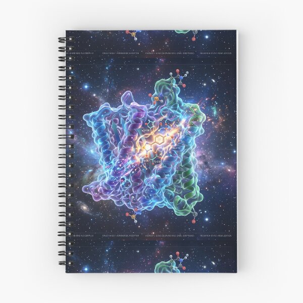 Item preview, Cosmic GPCR Adrenergic Receptor Ligand Binding designed and sold by MouradStudio.