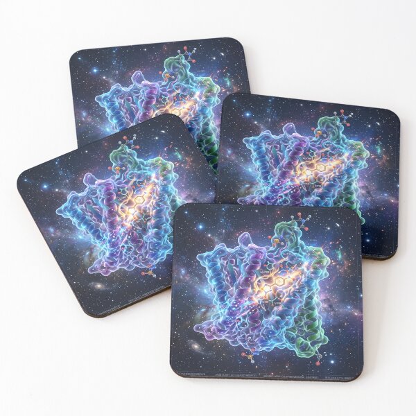 Item preview, Cosmic GPCR Adrenergic Receptor Ligand Binding designed and sold by MouradStudio.
