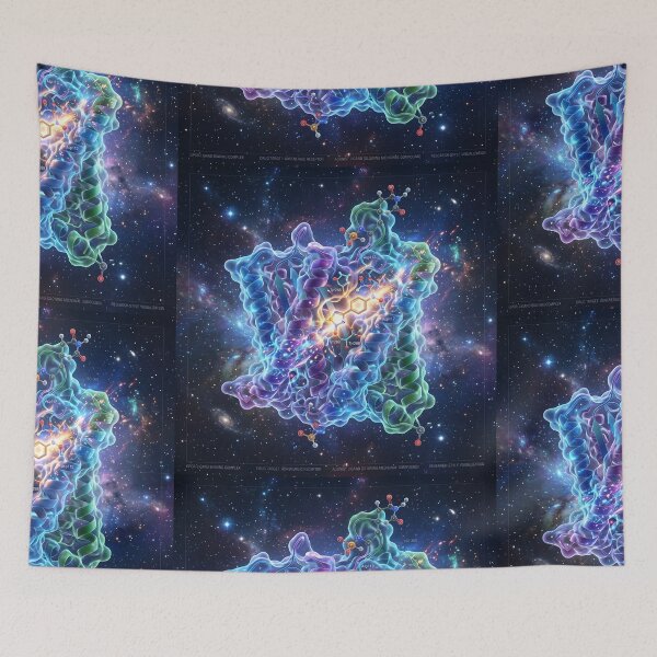 Item preview, Cosmic GPCR Adrenergic Receptor Ligand Binding designed and sold by MouradStudio.