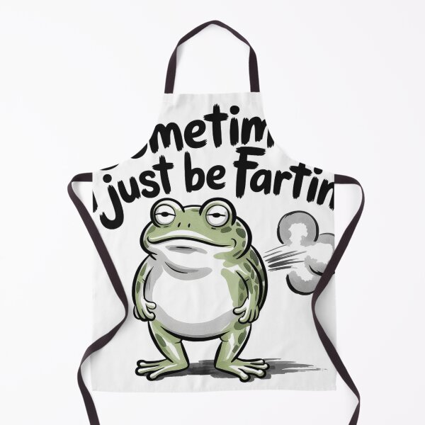 Item preview, Zen Ink Wash Frog with Funny Gas Cloud designed and sold by Bloomkept.