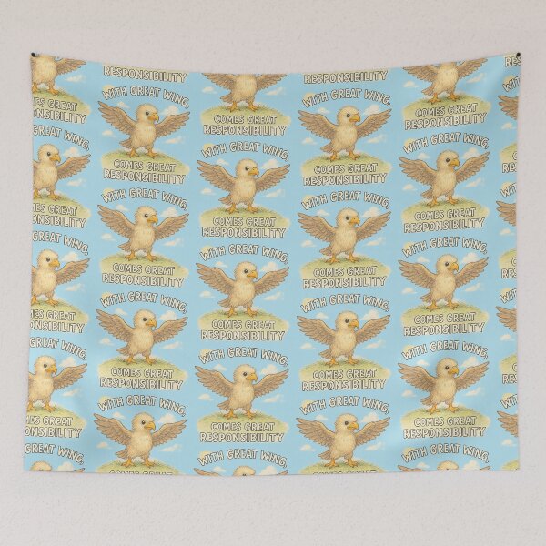 Item preview, With Great Wing, Comes Great Responsibility: Eagle Chick Design designed and sold by ChirpInc.