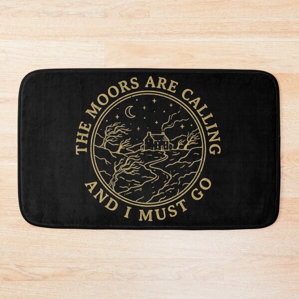 Item preview, Wuthering Heights The Moors Are Calling And I Must Go Gold designed and sold by Fenay Designs.