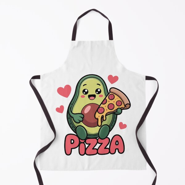 Item preview, A cute sweet avocado eating pizza designed and sold by jkrphoto.