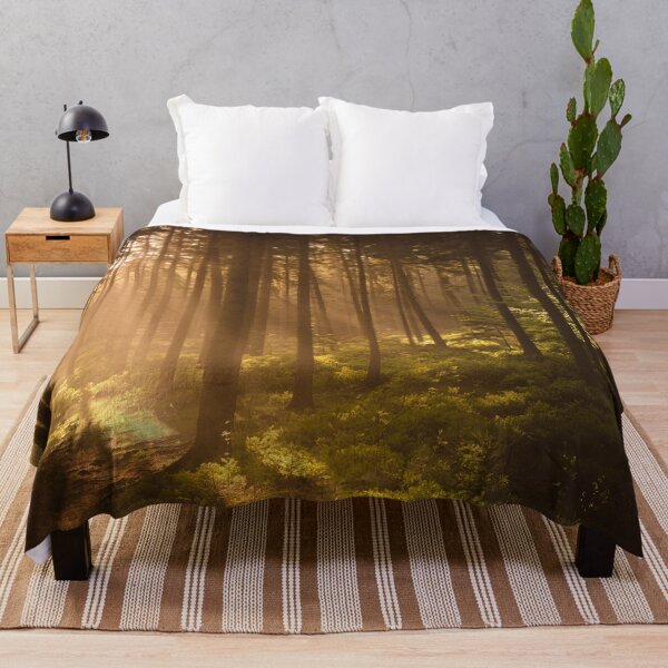 Item preview, Enlightened Forest – Golden Morning Sunbeams designed and sold by Tomas Hudolin.