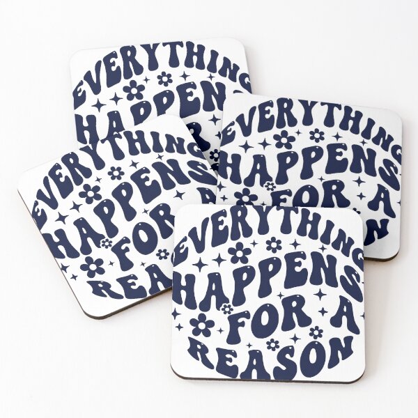 Item preview, everything happens for a reason designed and sold by unimajinasi.
