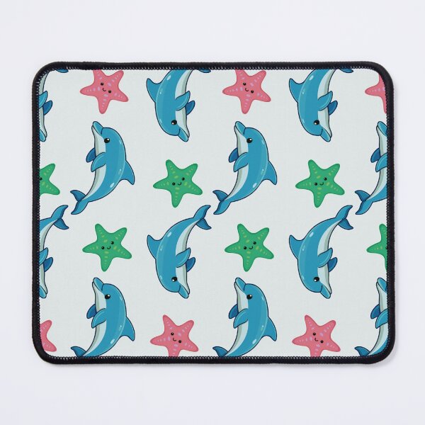 Item preview, Cute Dancing Dolphins & Smiling Starfish designed and sold by Madhav Creations Studio.