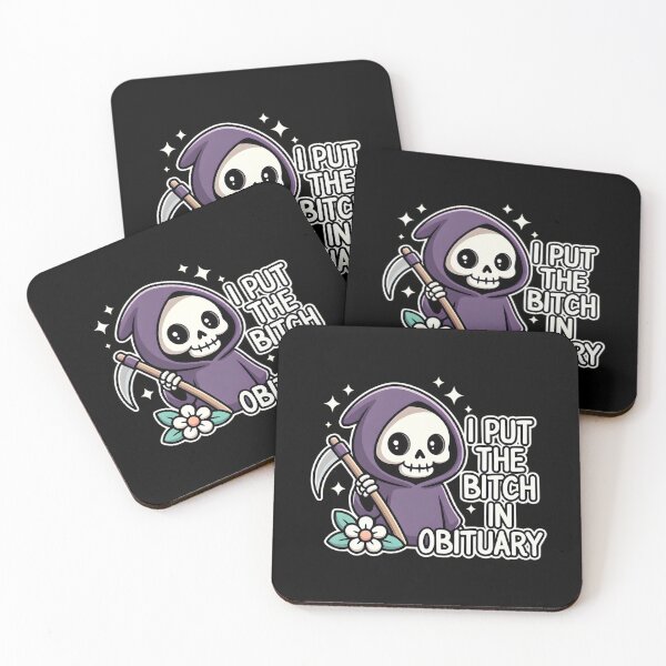 Item preview, I Put The Bitch In Obituary Grim Reaper designed and sold by TshirtsOnline-.