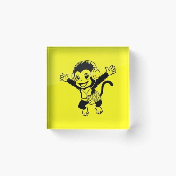 Item preview, Happy DJ Monkey – Retro Beats & Good Vibes designed and sold by mirojurin by AXXISS .