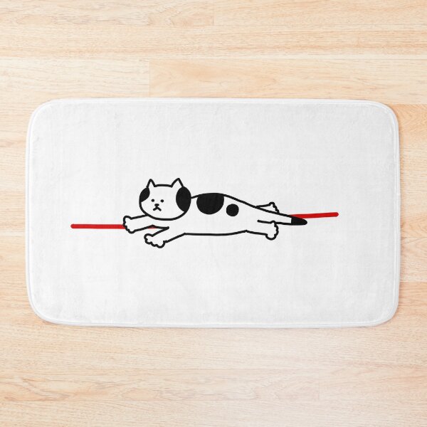 Item preview, a Cat on the red line designed and sold by superbaechoo.