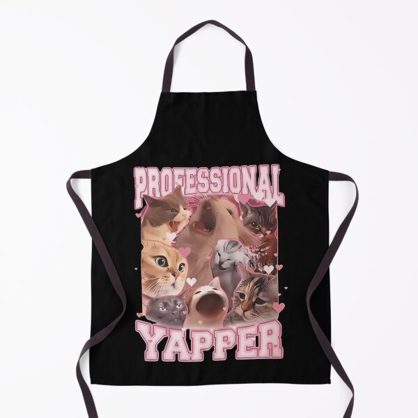 Item preview, Professional Yapper Cat Meme - Pink Retro Collage designed and sold by MOFAPPAREL.