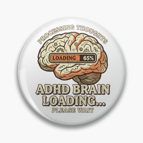 Item preview, Processing Thoughts ADHD Brain Loading  designed and sold by urbinet.