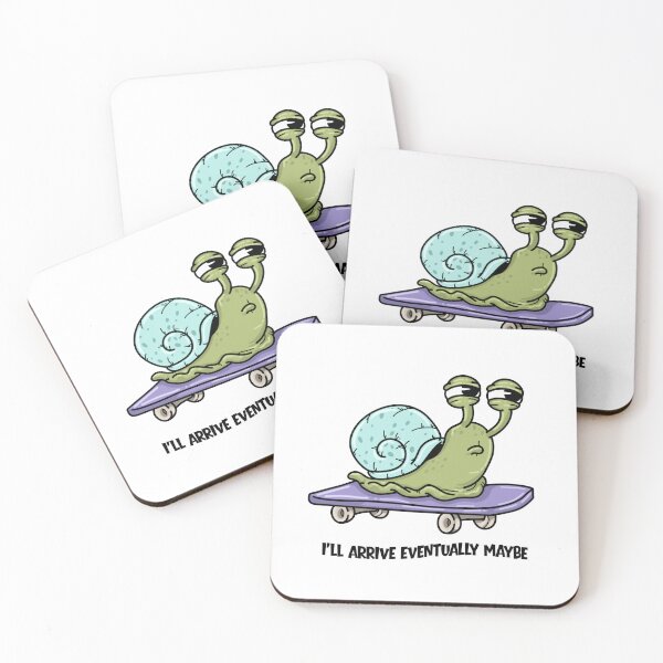 Item preview, Lazy skateboard sânul - “i’ll arrive eventually”- sarcastic meme animal designed and sold by s.artaller.