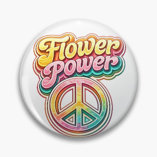 Item preview, Flower Power Retro Groovy Typography Design designed and sold by Wolf Creator.
