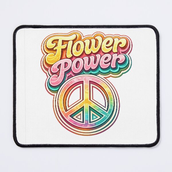 Item preview, Flower Power Retro Groovy Typography Design designed and sold by Wolf Creator.