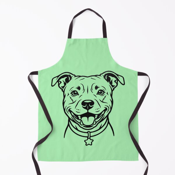 Item preview, Happy Pitbull Line Art Illustration designed and sold by mirojurin by AXXISS .
