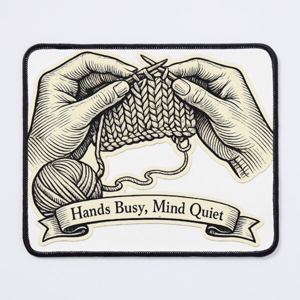 Item preview, Hands Busy, Mind Quiet designed and sold by Iail Ioa.