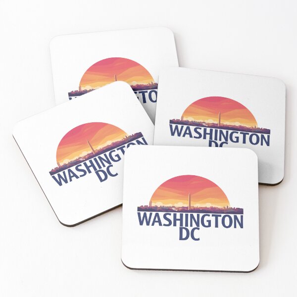Item preview, Washington DC Purple Sunset Skyline Silhouette designed and sold by Fenay Designs.