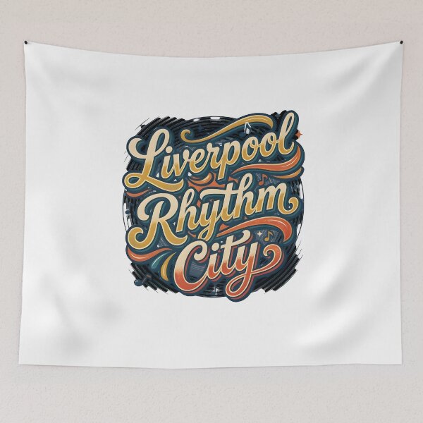 Item preview, Liverpool, liverpool city skyline, rhythm, Liverpool city, football city designed and sold by TrueArtVibes.