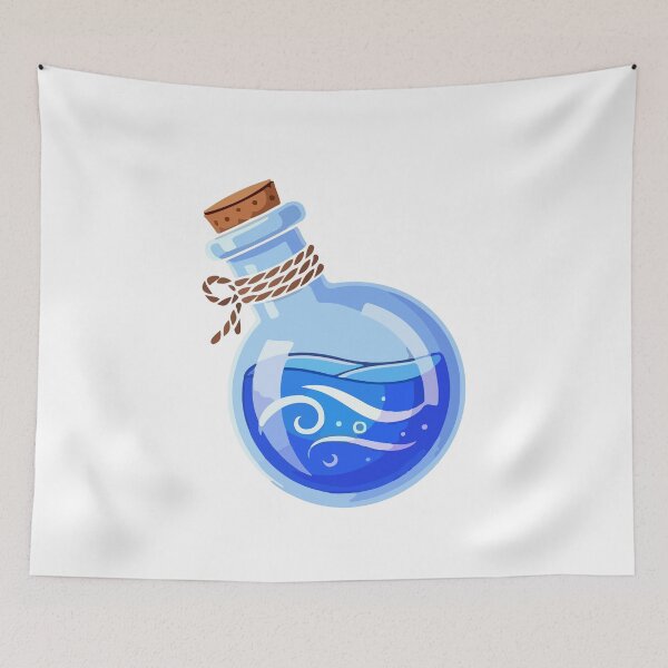 Item preview, Magic Potion Bottle Blue designed and sold by Aminesnip.