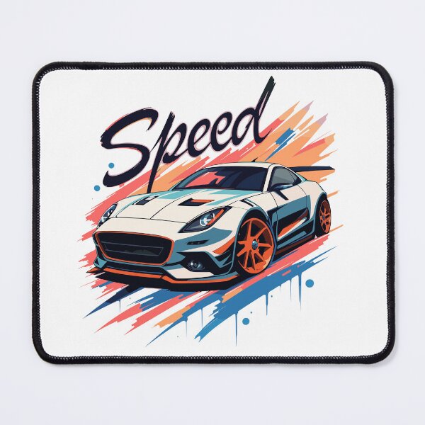 Item preview, Vintage Classic Car Speed Art designed and sold by PrintCarClub.