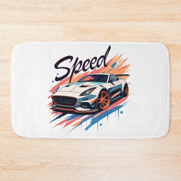 Artikelvorschau, Vintage Classic Car Speed Art entworfen und verkauft von PrintCarClub.
