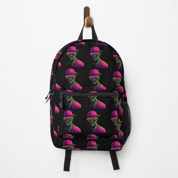 Item preview, Retro Neon Zombie With Shades and Cap designed and sold by VantagePrints.