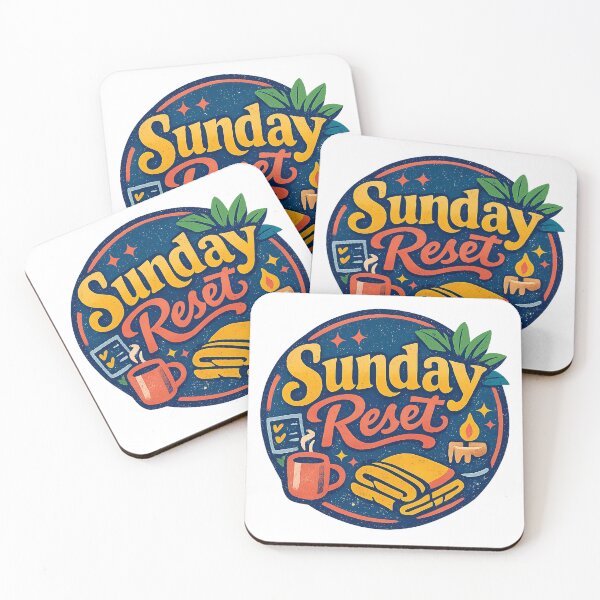 Item preview, Sunday Reset Cozy Ritual Badge designed and sold by VaultInk.