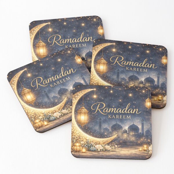 Item preview, Ramadan Kareem Crescent Moon and Lantern Design designed and sold by CLOUTKULT.