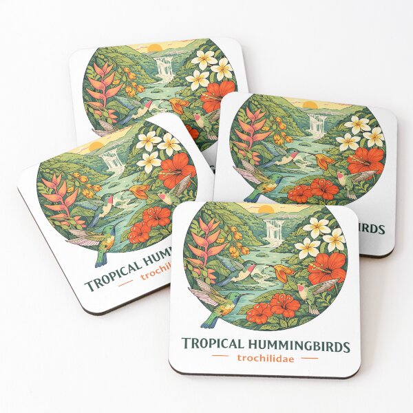 Item preview, Tropical Hummingbirds T-Shirt designed and sold by Matinez Pink.