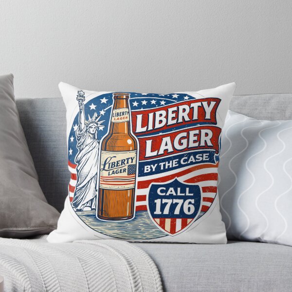 Artikelvorschau, Liberty Lager Bier T-Shirt entworfen und verkauft von Matinez Pink.
