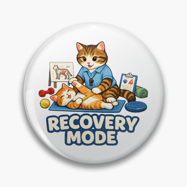 Item preview, Recovery Mode Cat Physical Therapy Cute Rehab Therapy PT Motivational Design designed and sold by ClinicalHubs.