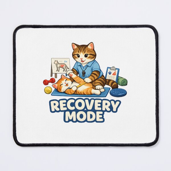 Item preview, Recovery Mode Cat Physical Therapy Cute Rehab Therapy PT Motivational Design designed and sold by ClinicalHubs.