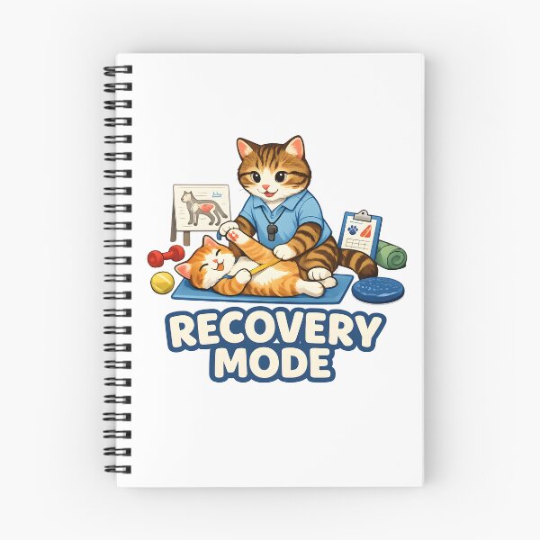 Item preview, Recovery Mode Cat Physical Therapy Cute Rehab Therapy PT Motivational Design designed and sold by ClinicalHubs.